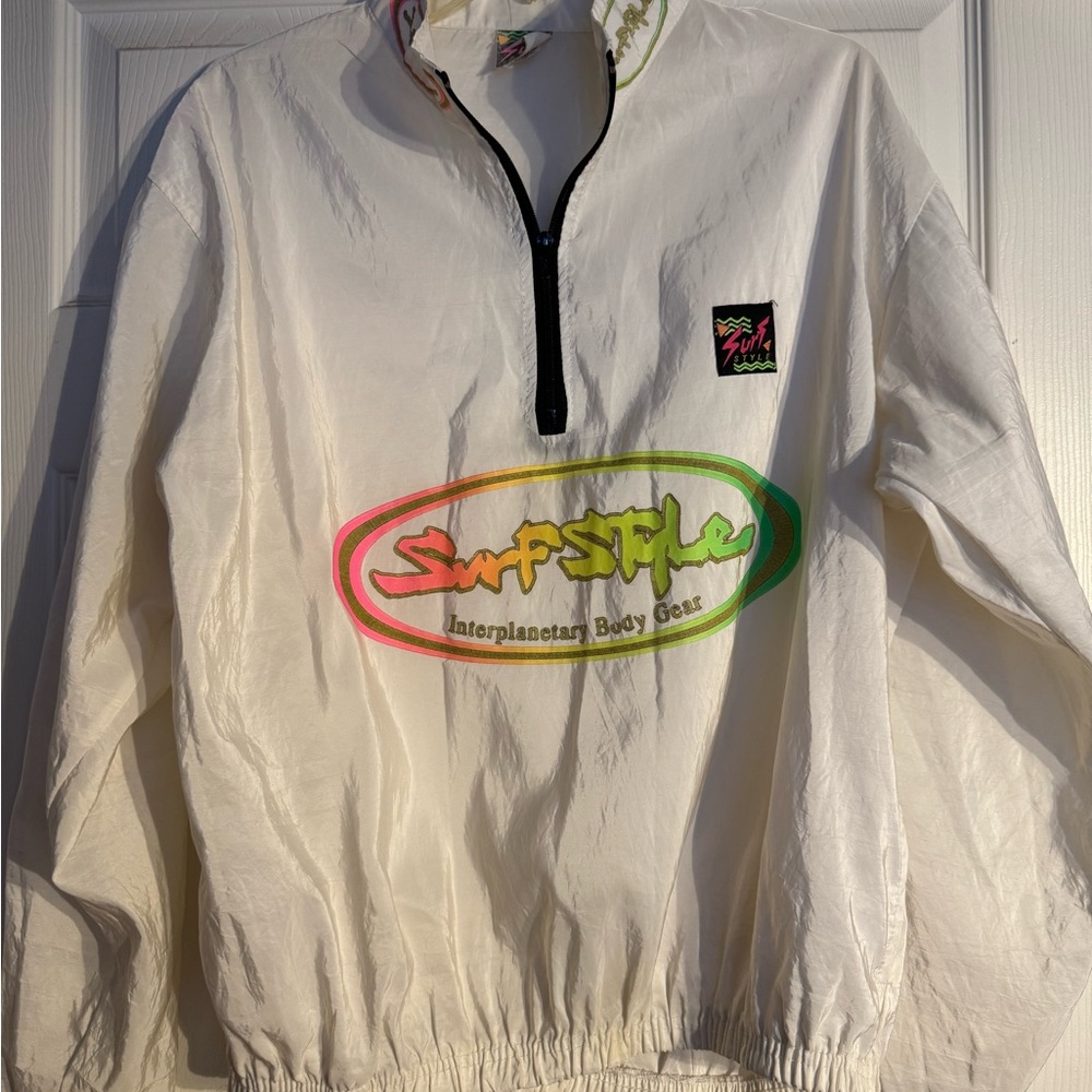 Surf Style White Windshield Jacket